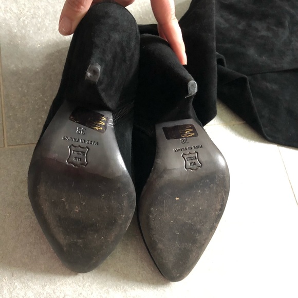 SOLD Isabel Marant Suede Over the Knee Junee Boot - Picture 5 of 7